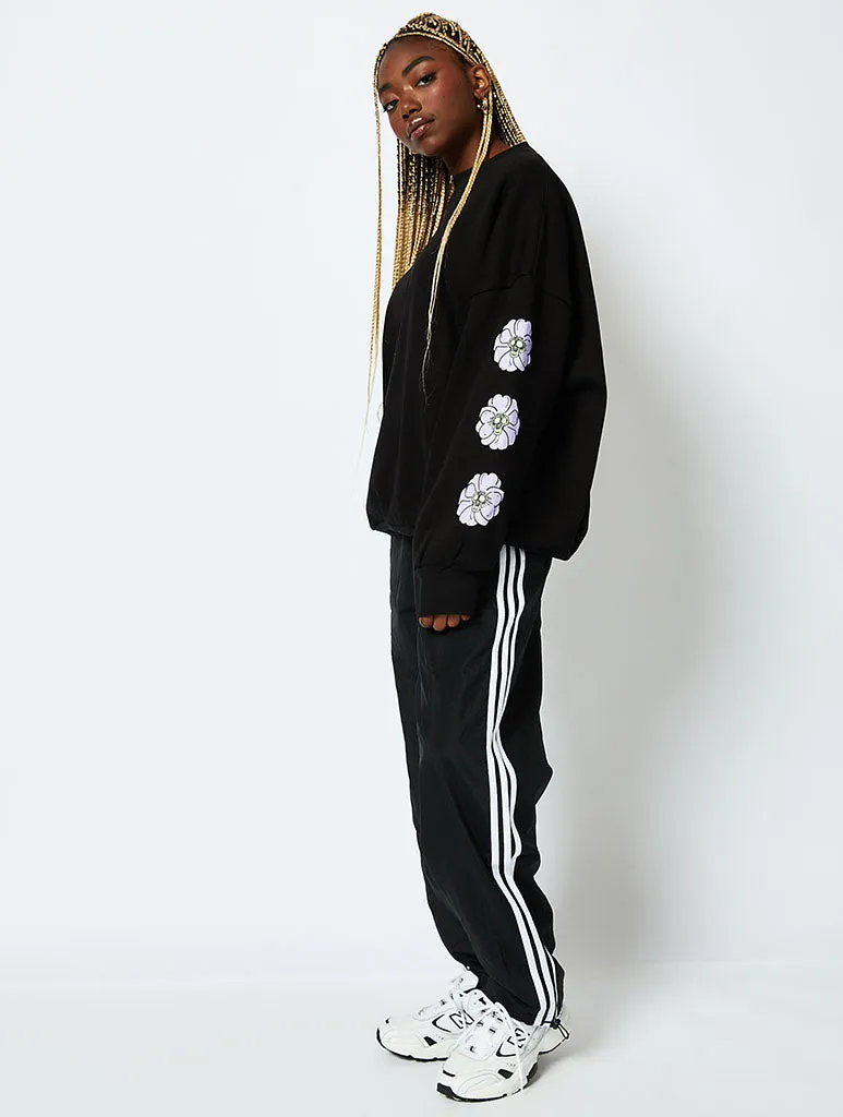 Disney Nightmare Before Christmas Jack Skellington Sweatshirt in Black sold by Skinnydip London product image thumbnail 5