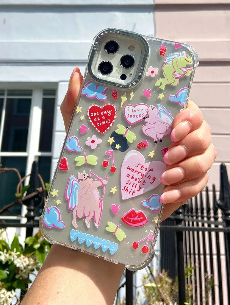 Limpet x Skinnydip Stop Worrying About Silly Shit Shock iPhone Case sold by Skinnydip London product image thumbnail 3