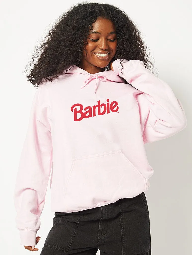 Barbie x Skinnydip Pink Logo Hoodie sold by Skinnydip London
