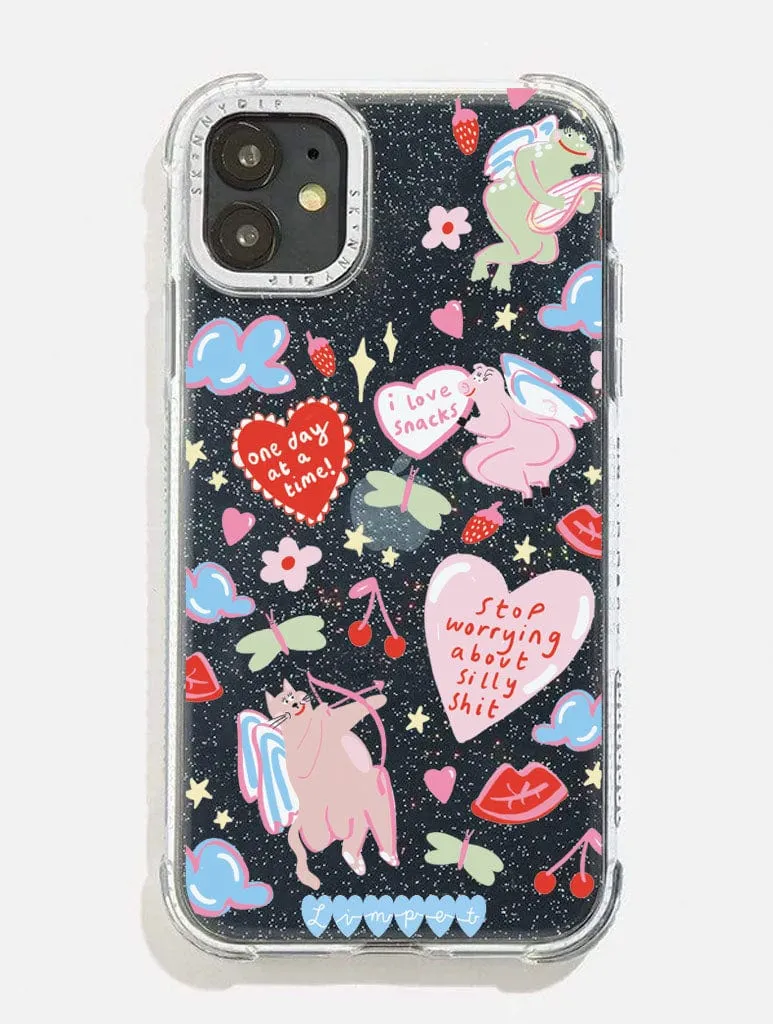 Limpet x Skinnydip Stop Worrying About Silly Shit Shock iPhone Case sold by Skinnydip London