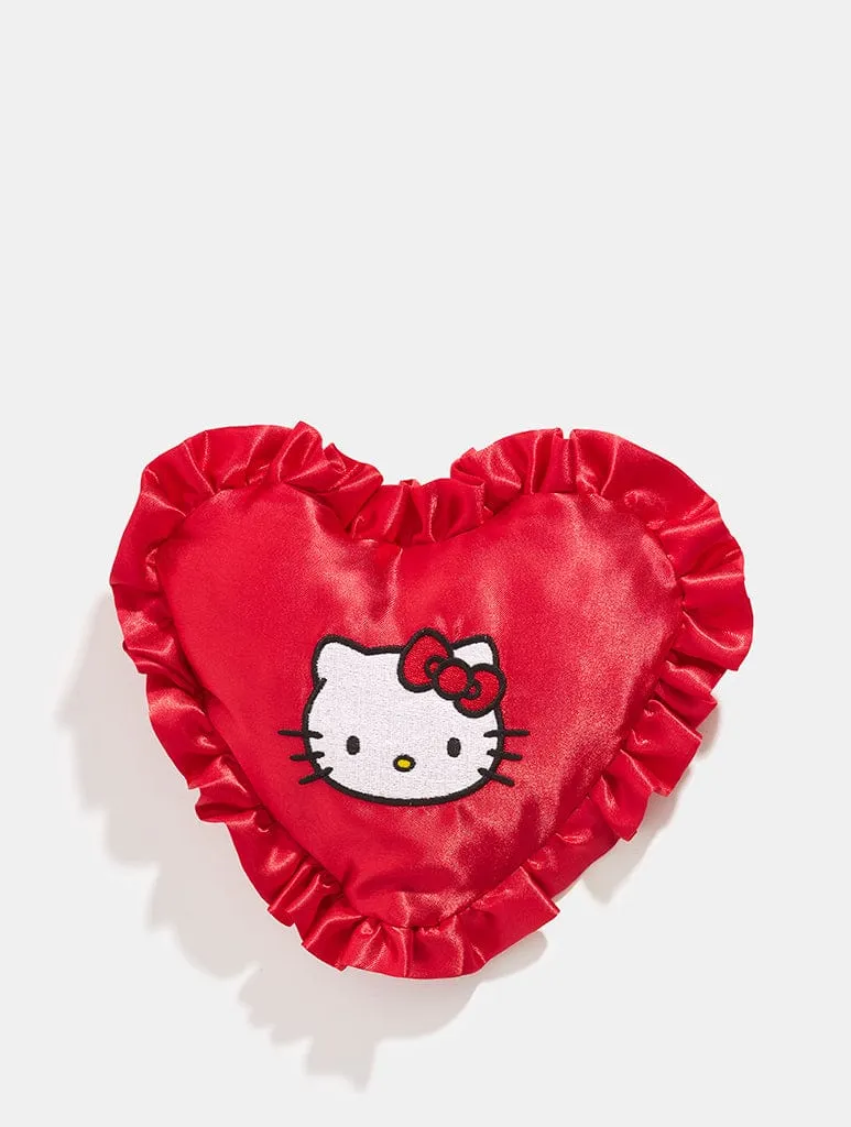 Hello Kitty x Skinnydip Frilly Heart Makeup Pouch sold by Skinnydip London