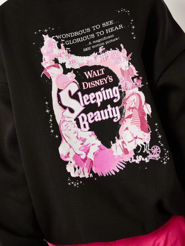 Disney Sleeping Beauty Poster Oversized Hoodie sold by Skinnydip London