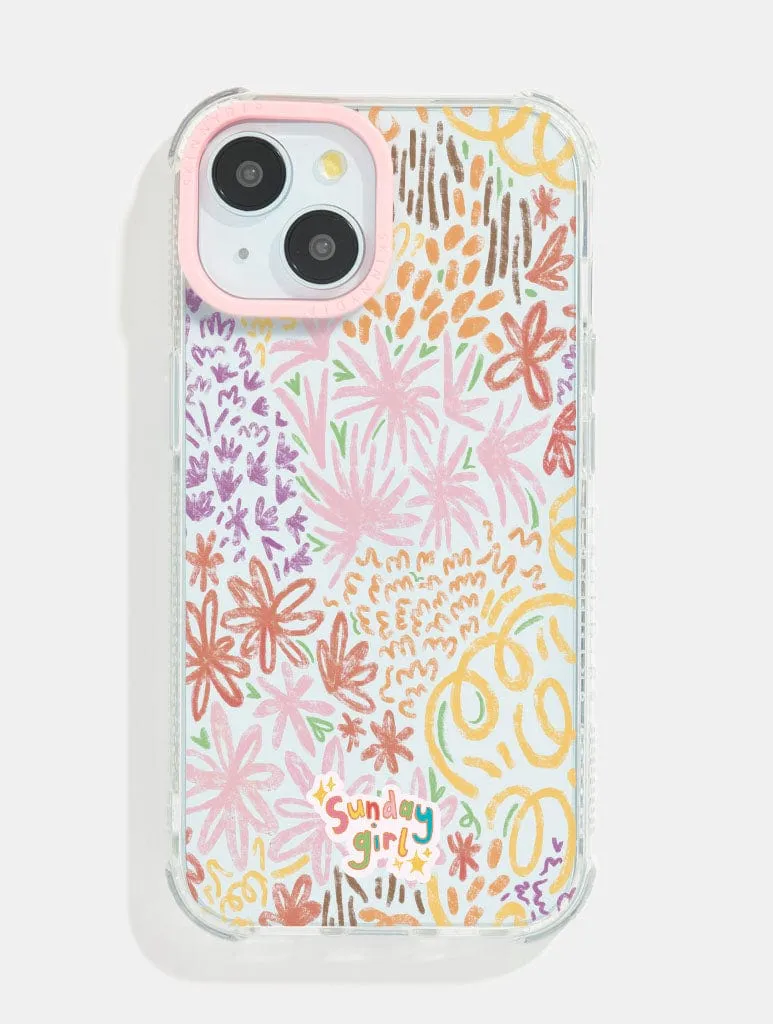Sunday Girl x Skinnydip Floral Shock iPhone Case sold by Skinnydip London