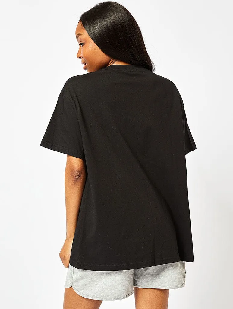 Hotter Than Your Ex T-Shirt in Black sold by Skinnydip London product image thumbnail 2