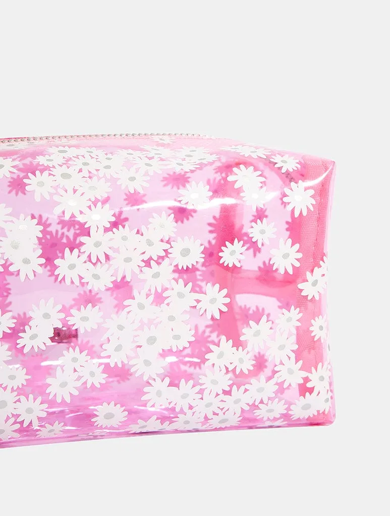 Pink Daisy Makeup Bag sold by Skinnydip London product image thumbnail 2