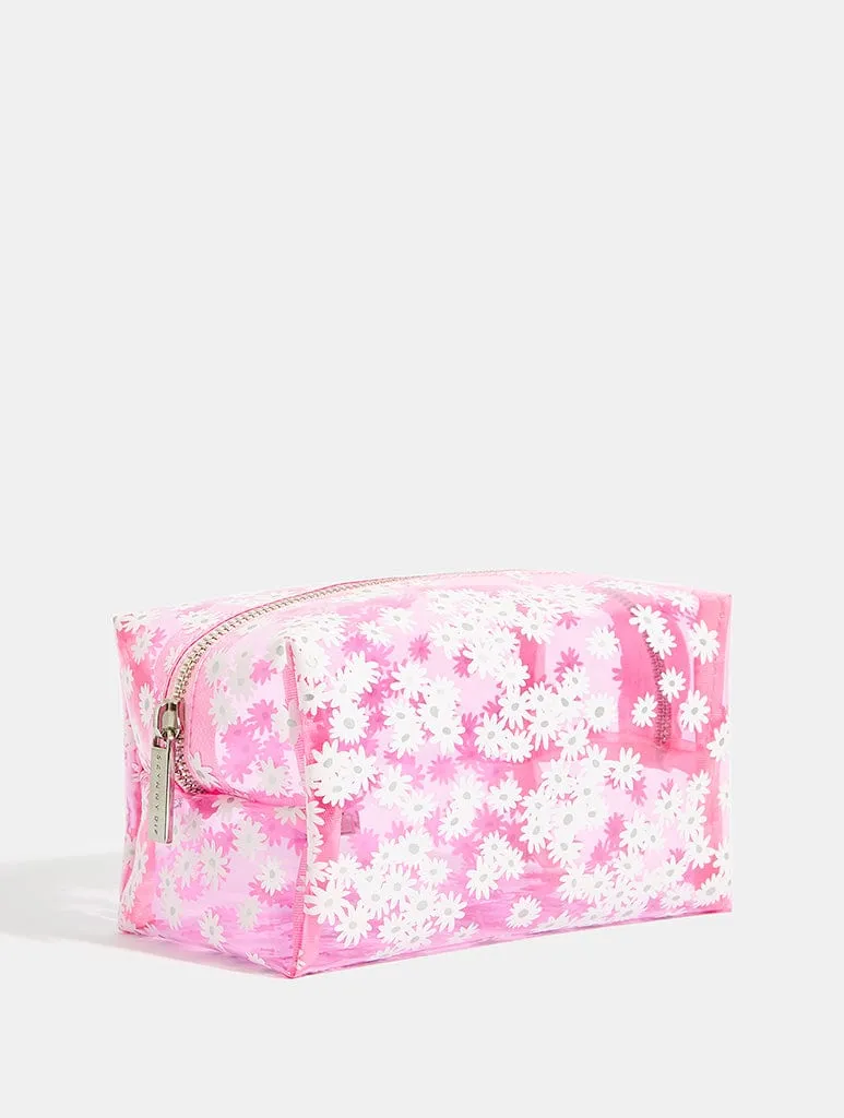 Pink Daisy Makeup Bag sold by Skinnydip London product image thumbnail 5