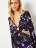 Galaxy Print Purple Mini Dress sold by Skinnydip London
