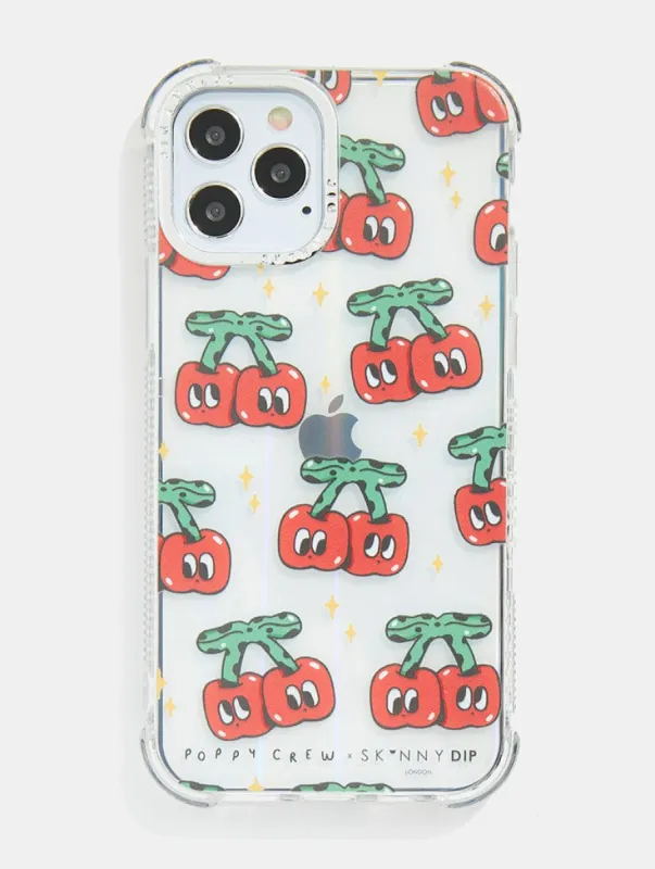 Poppy Crew x Skinnydip Cherries Shock iPhone Case sold by Skinnydip London