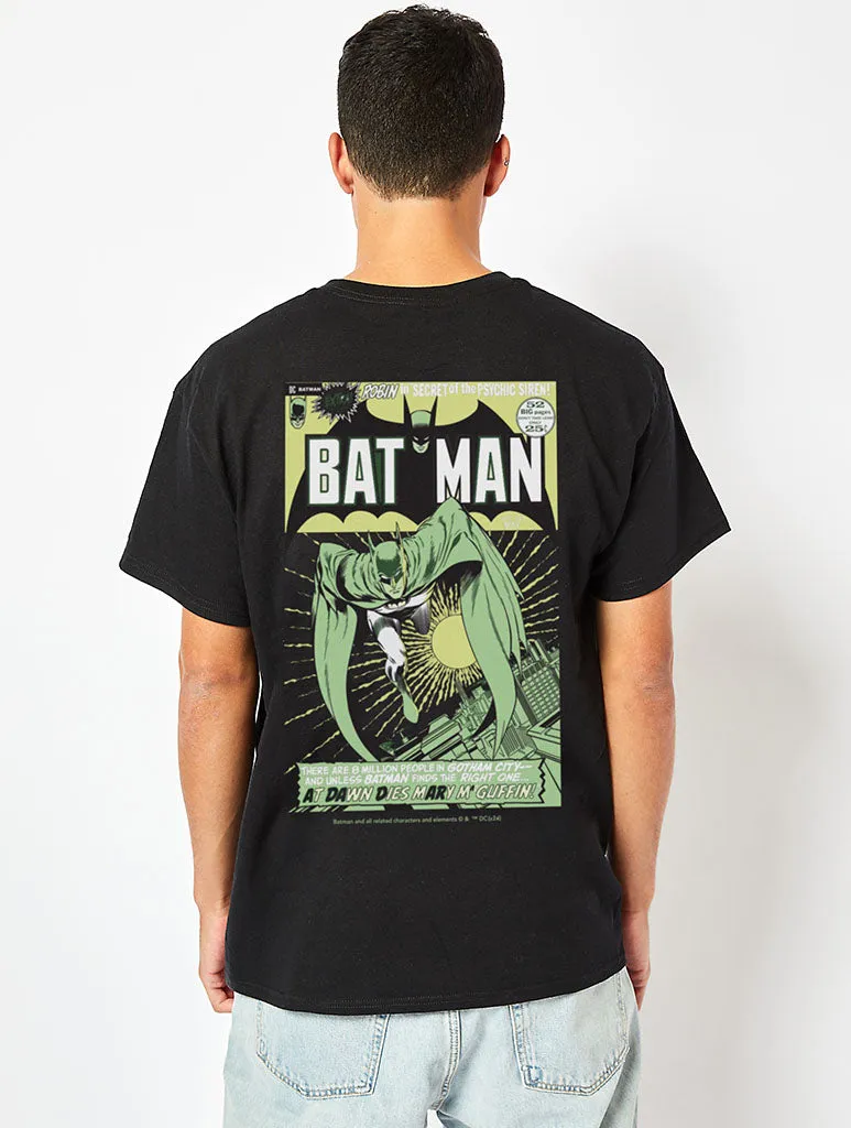 Justice League at Dawn Batman T-Shirt in Black sold by Skinnydip London