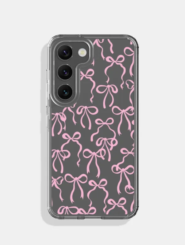 Pink Bows Android Case sold by Skinnydip London