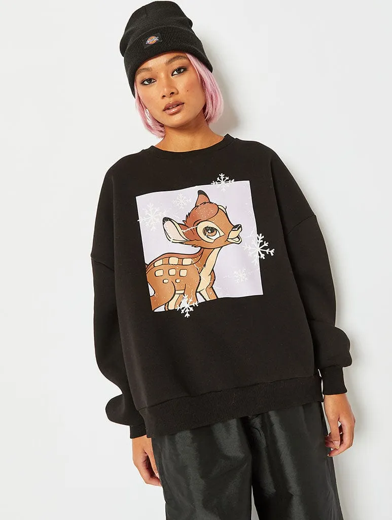 Disney Bambi Christmas Graphic Sweater sold by Skinnydip London product image thumbnail 2