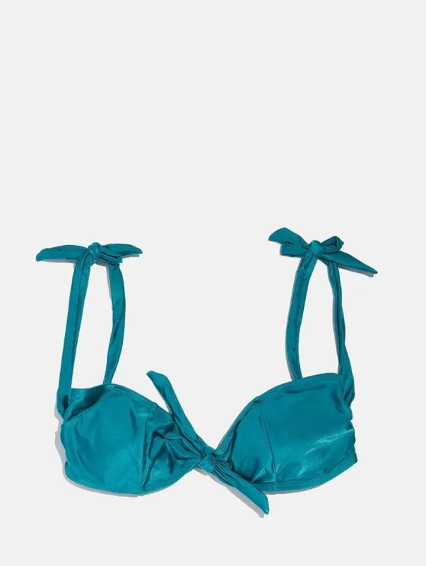 Monte Carlo Jewel Bikini Top sold by Skinnydip London