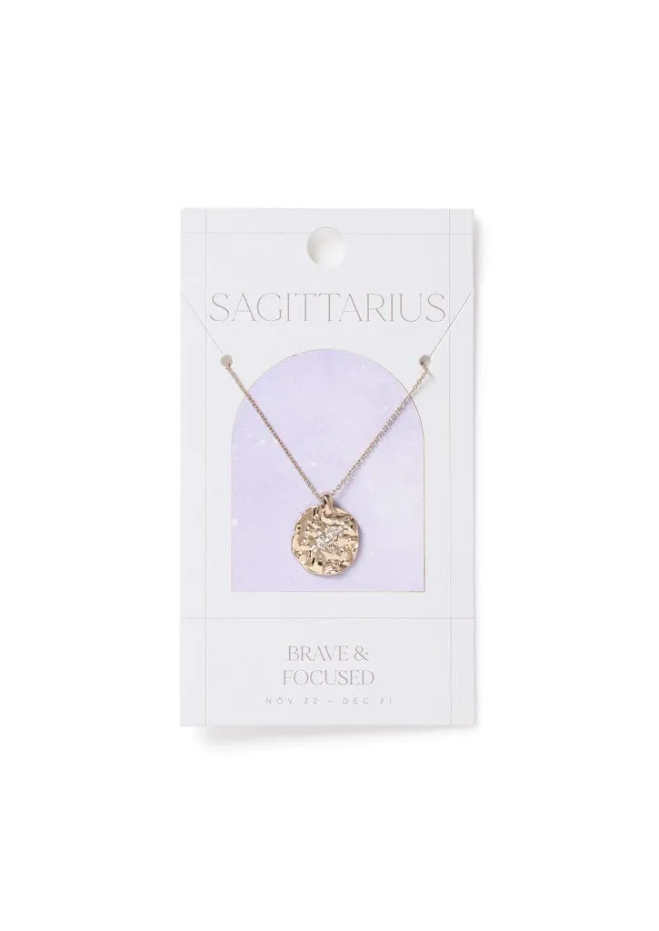 Liars & Lovers Sagittarius Horoscope Ditsy Necklace sold by Skinnydip London