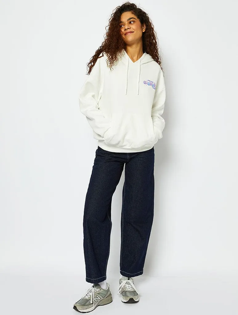 Hangover Hoodie Ecru Oversized Hoodie sold by Skinnydip London product image thumbnail 4