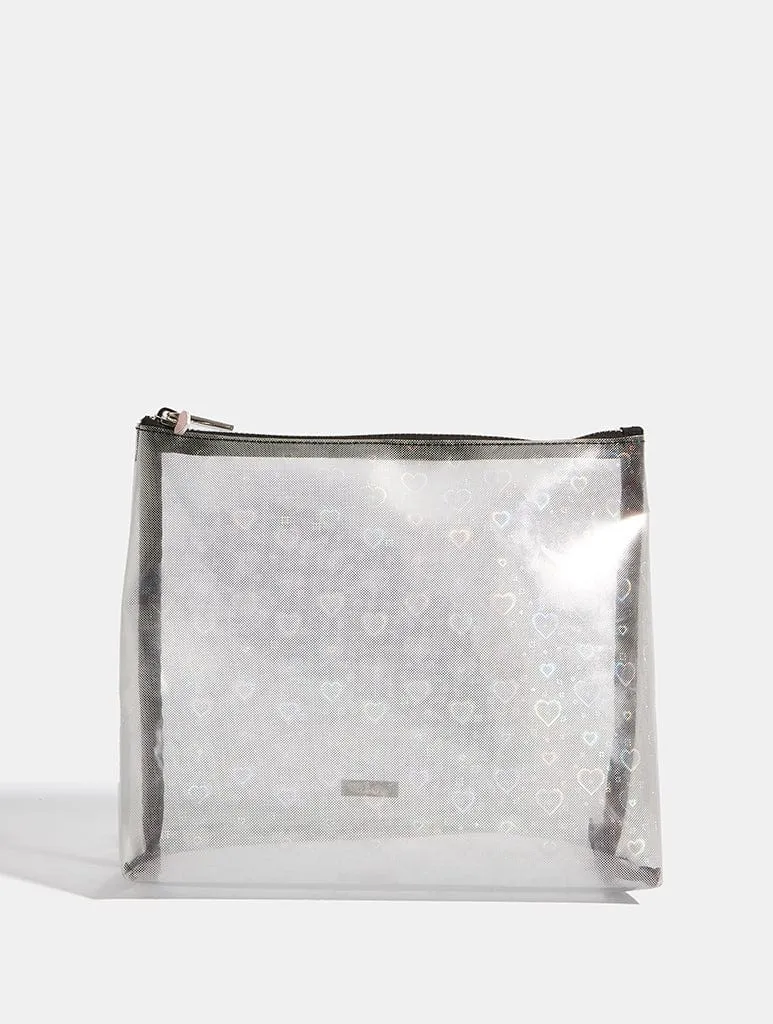 Minimal Heart Wash Bag sold by Skinnydip London