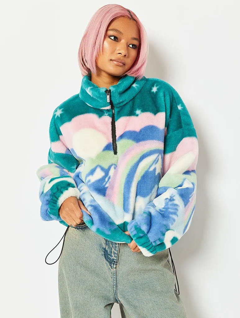 Landscape Teddy Fleece Jacket sold by Skinnydip London product image thumbnail 2