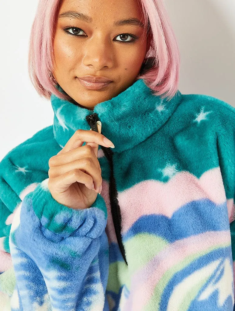 Landscape Teddy Fleece Jacket sold by Skinnydip London product image thumbnail 3