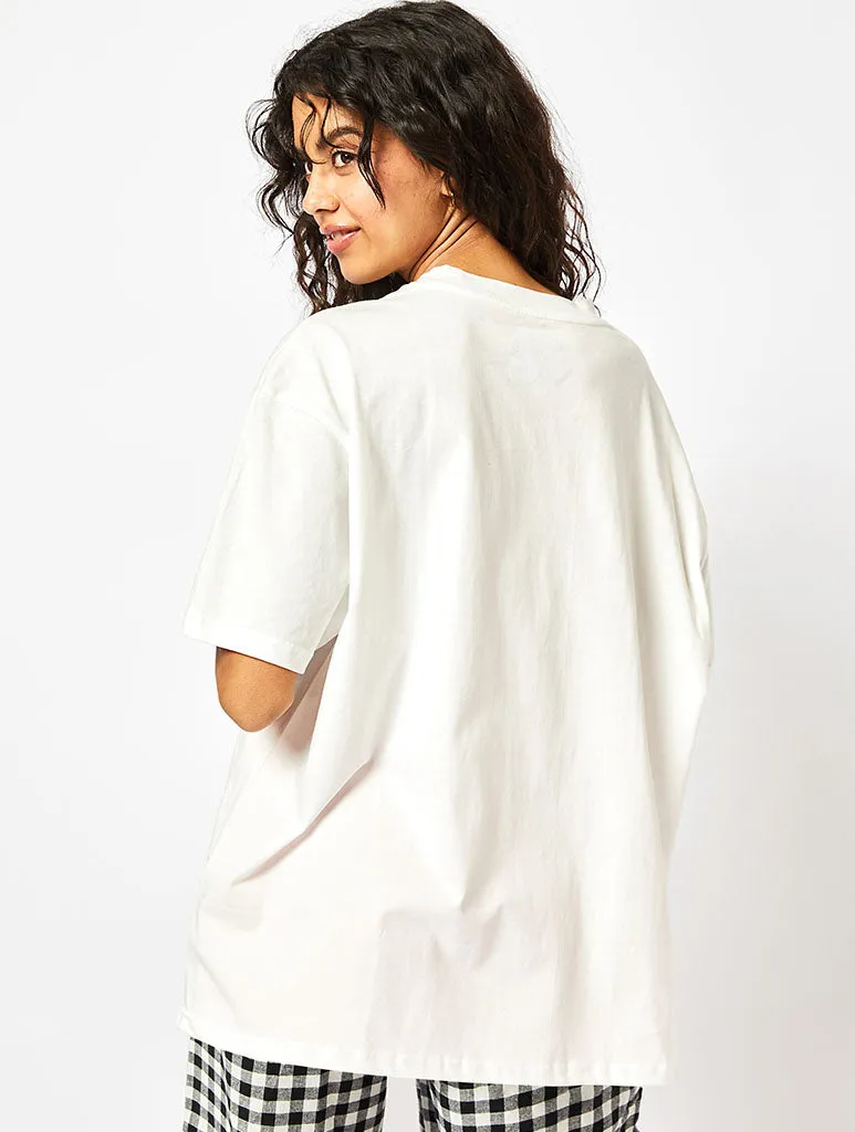 Bread & Olives T-Shirt in Ecru sold by Skinnydip London product image thumbnail 2