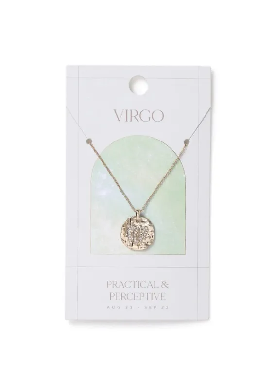 Liars & Lovers Virgo Horoscope Ditsy Necklace sold by Skinnydip London