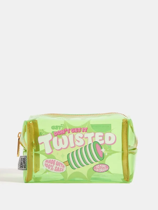 Don't Get It Twisted Makeup Bag sold by Skinnydip London