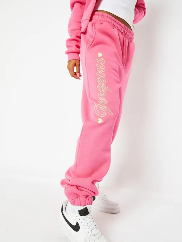 Pink Gorgeous Girls Joggers sold by Skinnydip London
