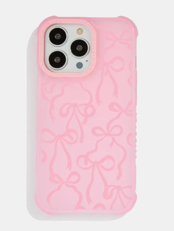 Pink Bows Shock iPhone Case sold by Skinnydip London