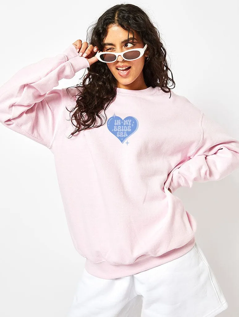 In My Bride Era Sweatshirt In Pink sold by Skinnydip London product image thumbnail 2