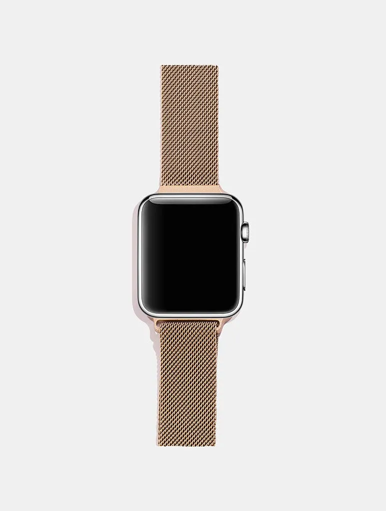 Magnetic Chain Apple Watch Strap - Gold sold by Skinnydip London