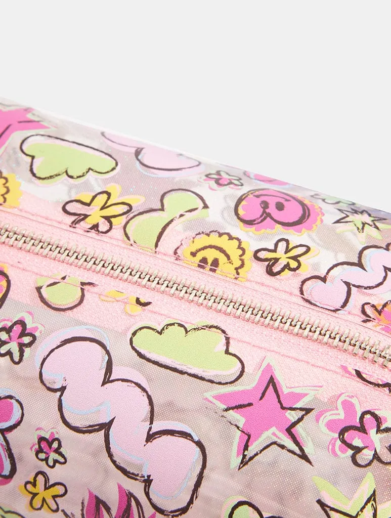Crayon Doodle Makeup Bag sold by Skinnydip London product image thumbnail 5