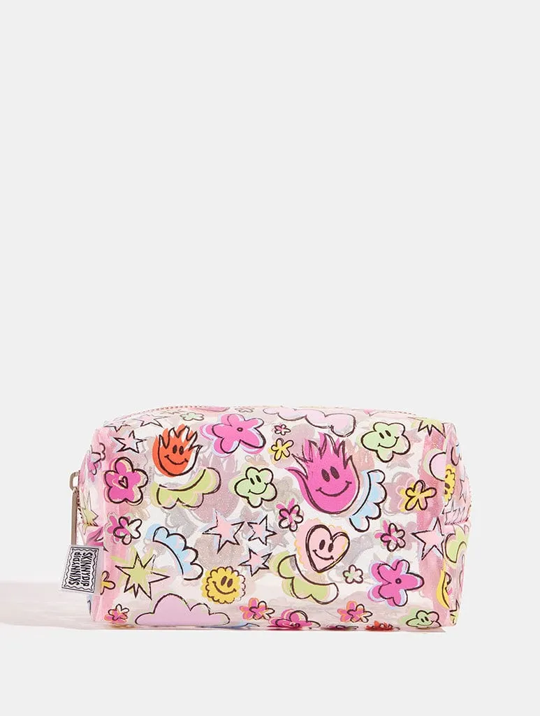 Crayon Doodle Makeup Bag sold by Skinnydip London