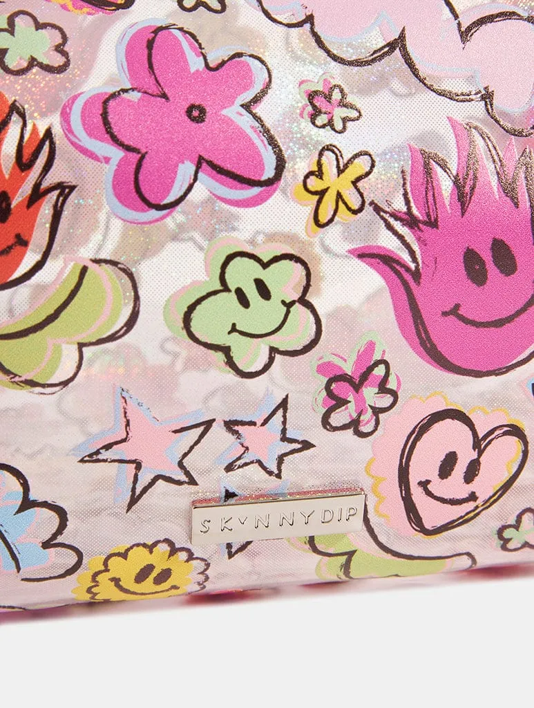 Crayon Doodle Makeup Bag sold by Skinnydip London product image thumbnail 4