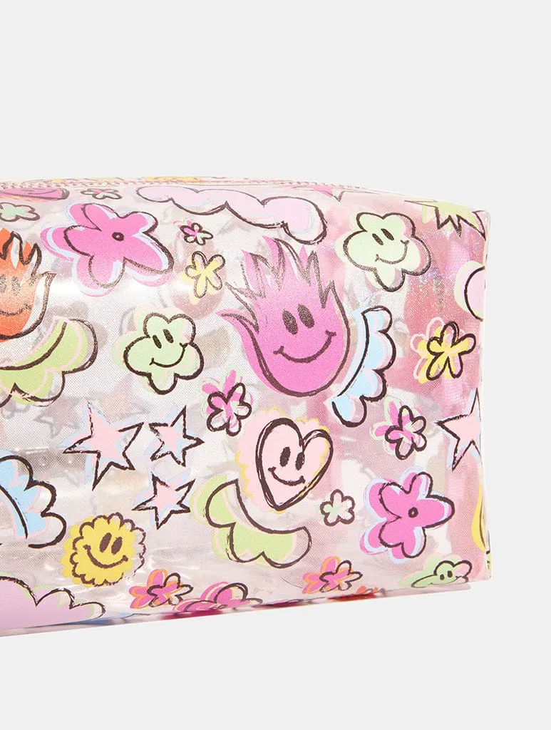 Crayon Doodle Makeup Bag sold by Skinnydip London product image thumbnail 2