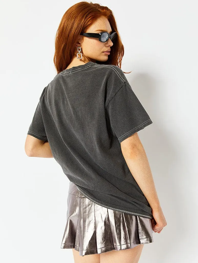 Weird Flex But Ok Slogan Oversized T-Shirt sold by Skinnydip London product image thumbnail 4