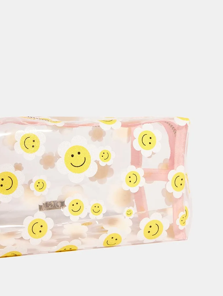 Happy Flower Face Makeup Bag sold by Skinnydip London product image thumbnail 2