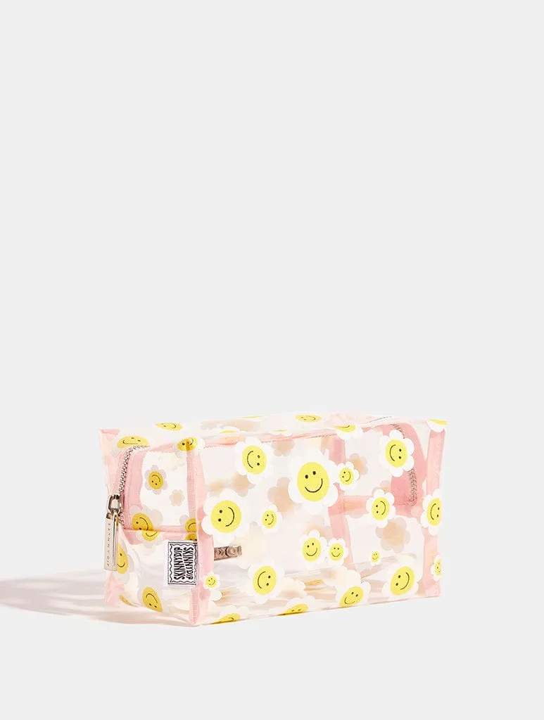 Happy Flower Face Makeup Bag sold by Skinnydip London product image thumbnail 4