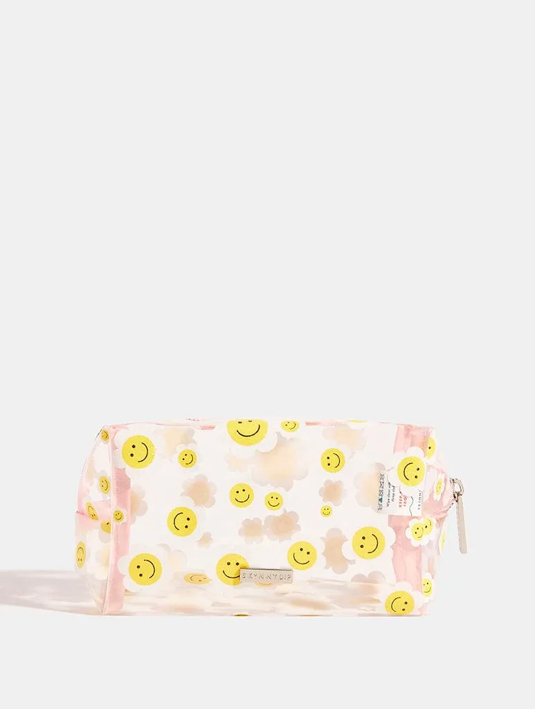 Happy Flower Face Makeup Bag sold by Skinnydip London product image thumbnail 3