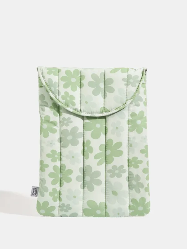 Warped Sage Flower Laptop Sleeve sold by Skinnydip London
