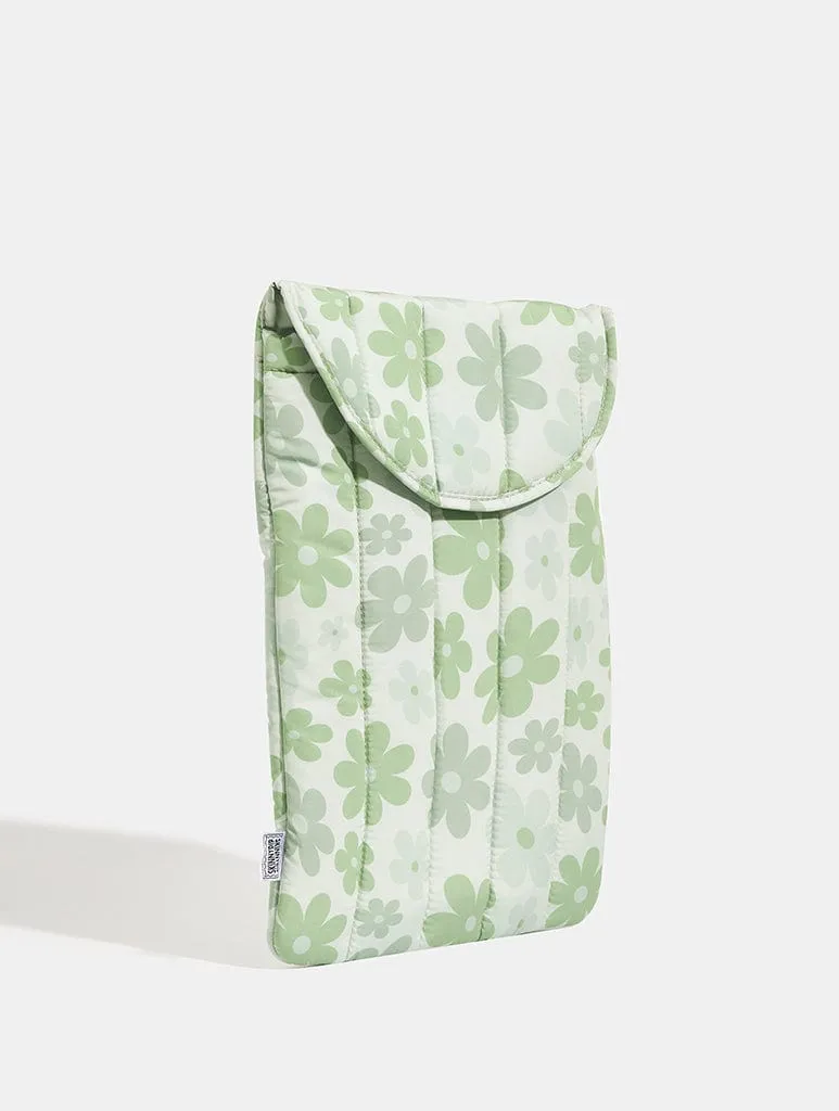 Warped Sage Flower Laptop Sleeve sold by Skinnydip London product image thumbnail 3