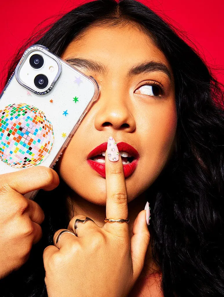 Proper Good x Skinnydip Disco Ball Glitter Shock iPhone Case sold by Skinnydip London product image thumbnail 2