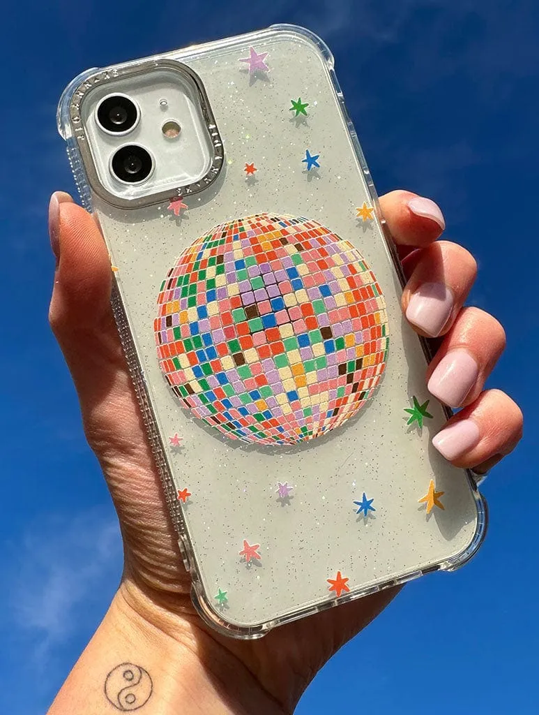 Proper Good x Skinnydip Disco Ball Glitter Shock iPhone Case sold by Skinnydip London product image thumbnail 3