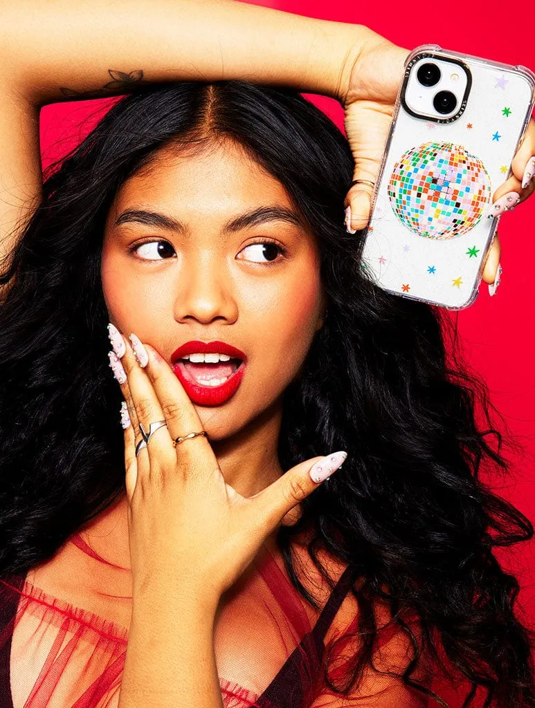 Proper Good x Skinnydip Disco Ball Glitter Shock iPhone Case sold by Skinnydip London product image thumbnail 5