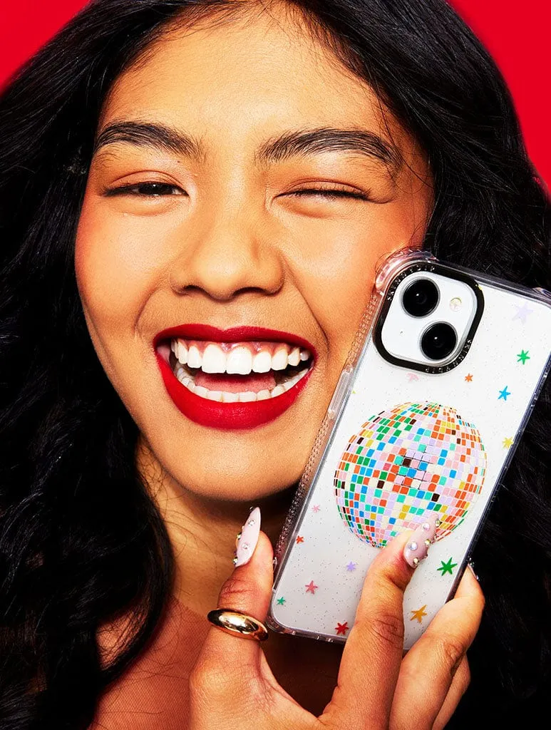 Proper Good x Skinnydip Disco Ball Glitter Shock iPhone Case sold by Skinnydip London product image thumbnail 4