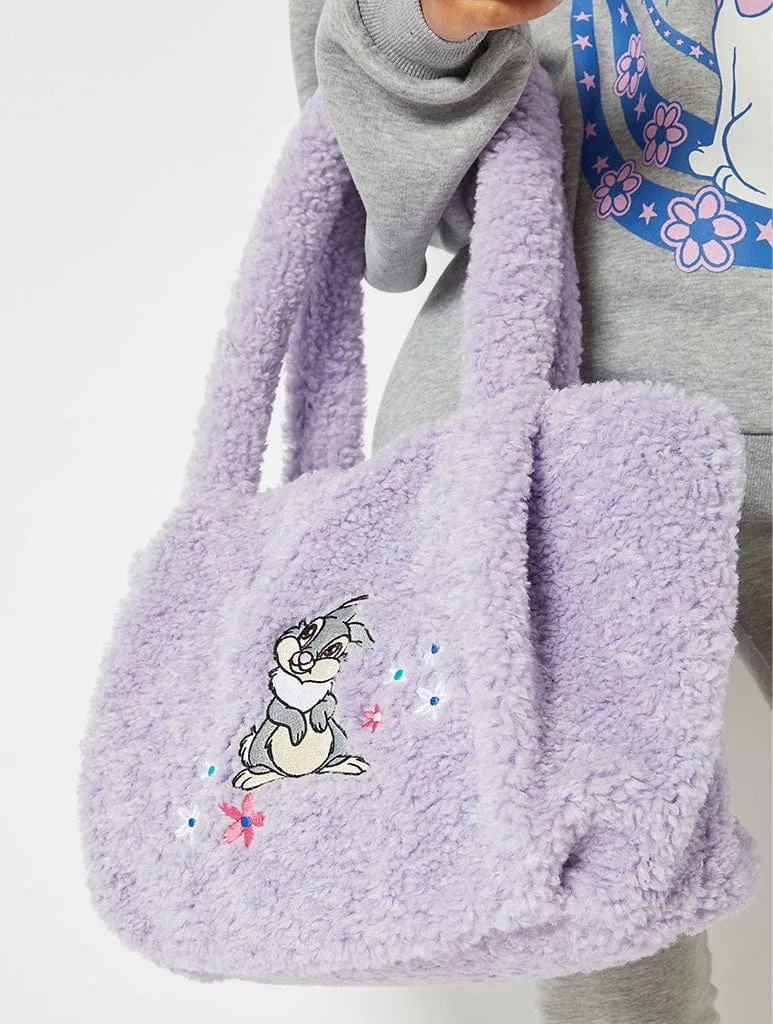 Disney Thumper Lilac Fur Tote Bag sold by Skinnydip London product image thumbnail 3