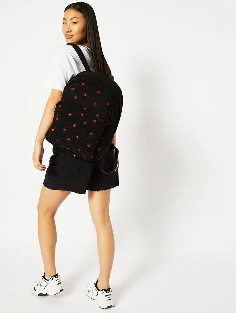 Cord Heart Backpack sold by Skinnydip London product image thumbnail 2