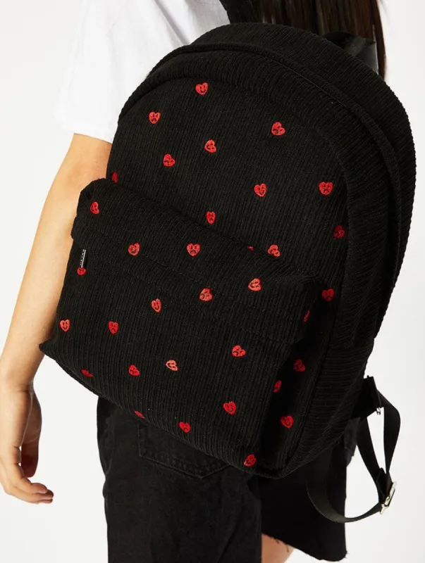 Cord Heart Backpack sold by Skinnydip London