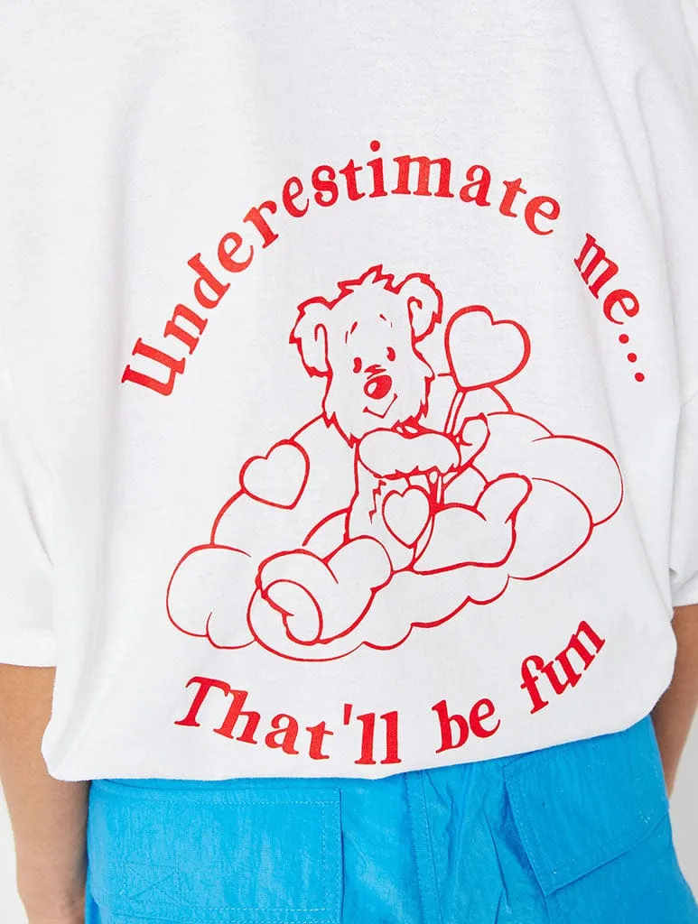 That'll Be Fun Graphic T-Shirt sold by Skinnydip London product image thumbnail 4