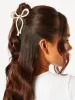 White Hair Bow Clip sold by Skinnydip London