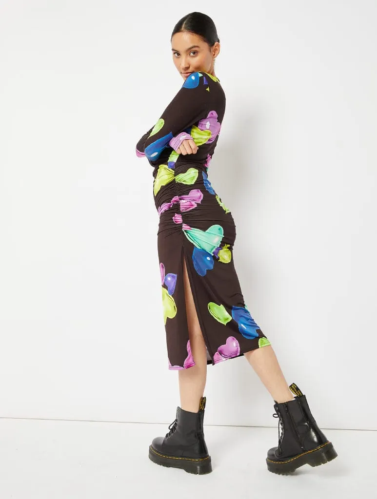 Neon Heart Midi Dress sold by Skinnydip London product image thumbnail 2