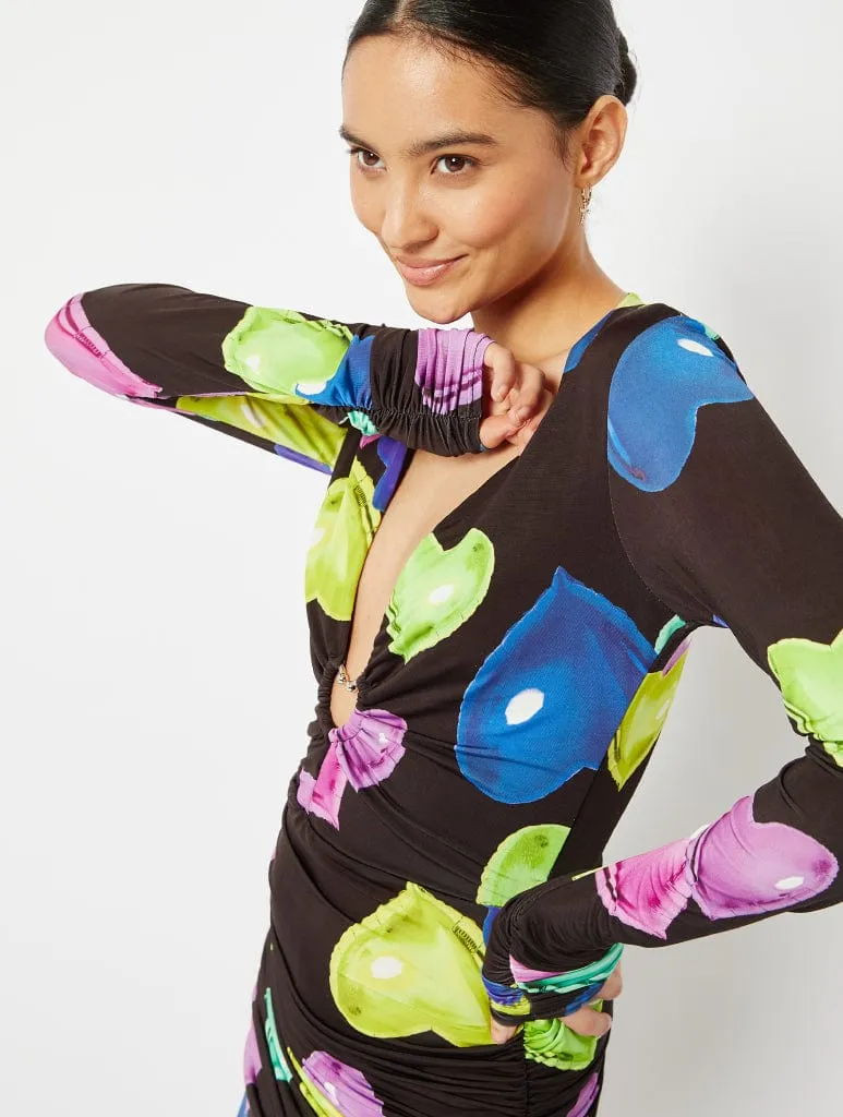 Neon Heart Midi Dress sold by Skinnydip London product image thumbnail 4