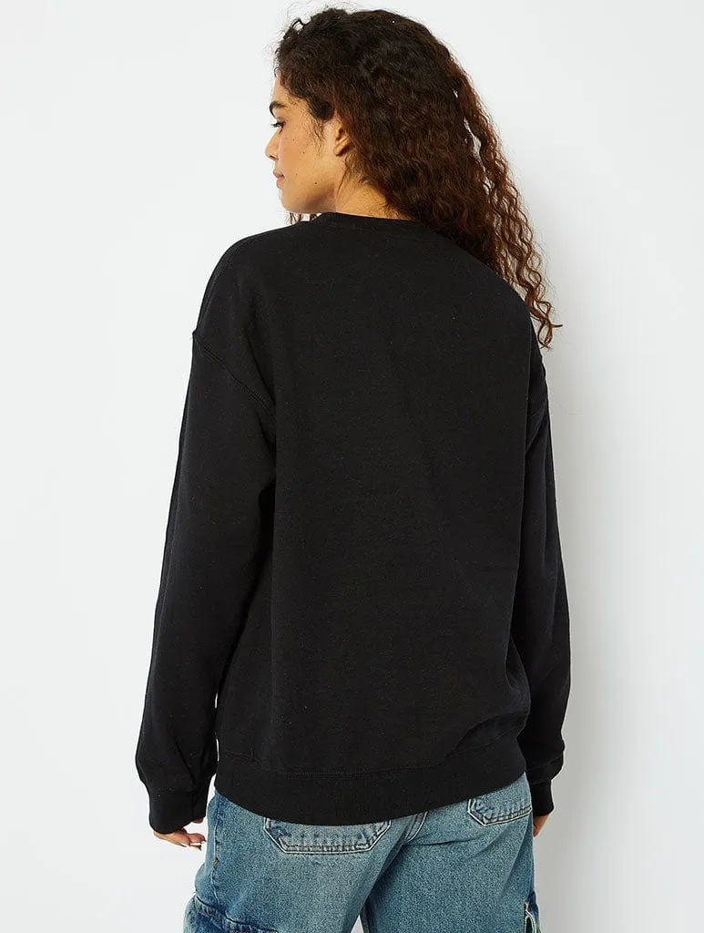Give Me Space Sweatshirt in Black sold by Skinnydip London product image thumbnail 2